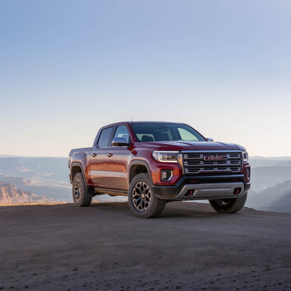 Red GMC Canyon - Pazi Performance Bumper Repair Red GMC Canyon - Pazi Performance Bumper Repair
