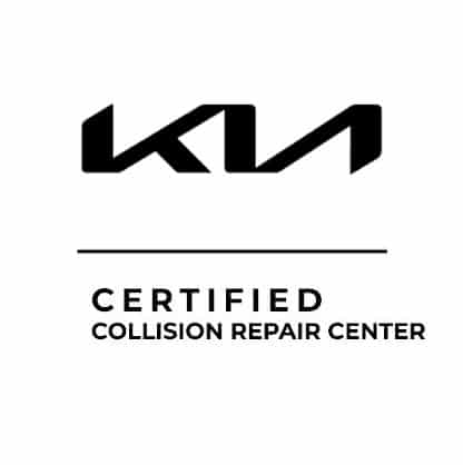 Kia Certified collision repair logo