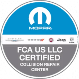 dodge certified collision repair logo